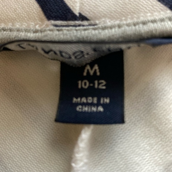 Lands’ End stretchy blue and white chevron  stripe. Knee lengt… - Picture 4 of 7
